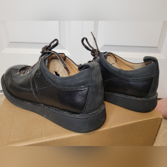 Men's Born Prophet Black Leather Lace-Up Oxford Dress Shoes - 14 - Picture 8 of 10